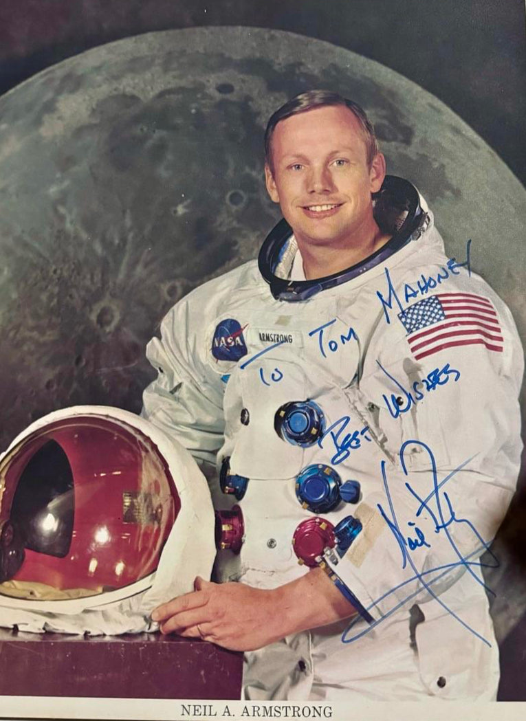 Astronaut Neil Armstrong Signed 8x10 - Steve Zarelli COA (Personalized)